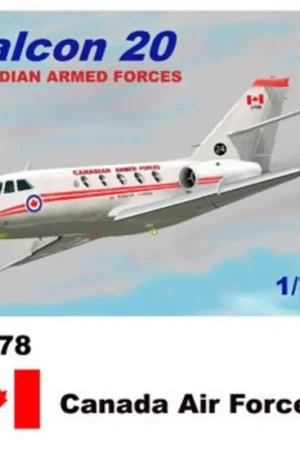 Dassault-Mystere Falcon 20 muurstickers Canada Air Force Schaalmodel Veilige Betaling
