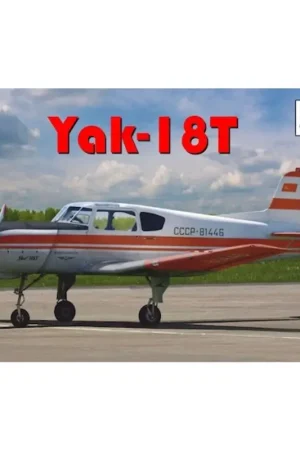 Laatste Versie Yakovlev Yak-18T Red Aeroflot Schaalmodel