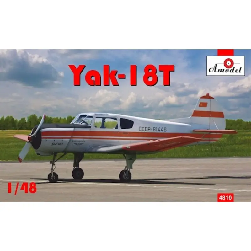 Laatste Versie Yakovlev Yak-18T Red Aeroflot Schaalmodel