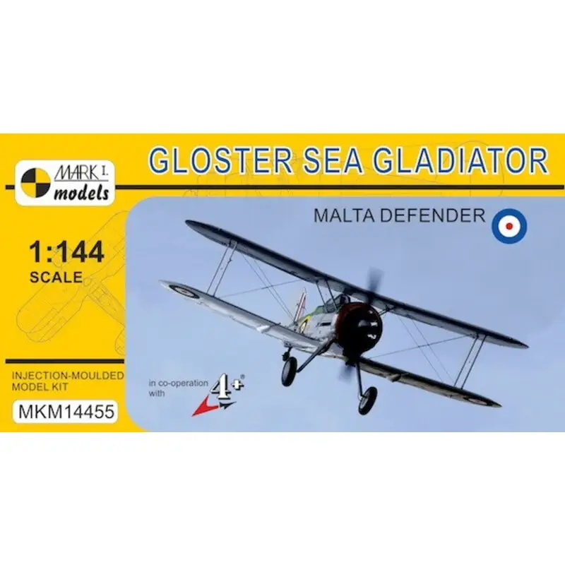 Gloster Sea Gladiator 'Malta Defender' (decals RAF, FAA) Schaalmodel Alleen Vandaag