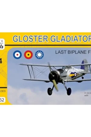 Gloster Gladiator Mk.I 'Last Biplane Fighter' (decals voor RAF, de Belgische AF, Chinese Nationalistische AF) Rechtstreeks Van De Fabrikant