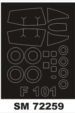 Gecertificeerd McDonnell F-101A Voodoo (ontworpen voor gebruik met Valom kits) (buiten) Accessoire