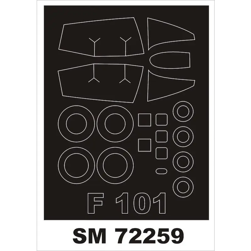Gecertificeerd McDonnell F-101A Voodoo (ontworpen voor gebruik met Valom kits) (buiten) Accessoire
