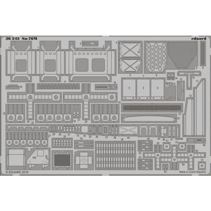 Actieprijs Russische SU-76M (ontworpen voor gebruik met Tamiya kits) Accessoire