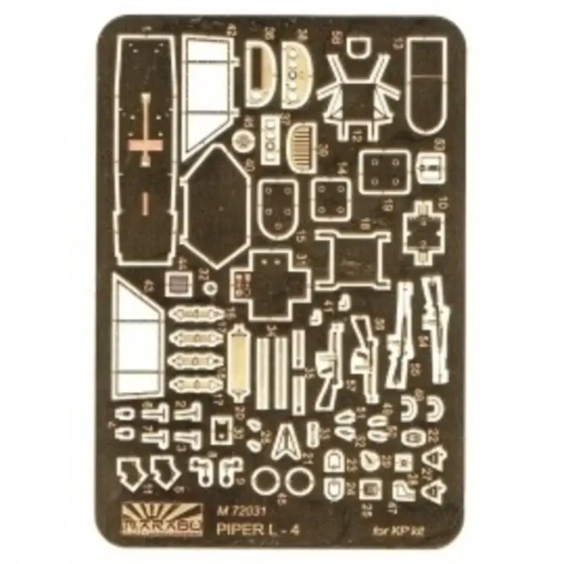 Premium Piper L-4H / JL-4A / B / J-3 / K-68 / C-8 PE set (die worden toegepast bij Kovozavody Prostejov kits)