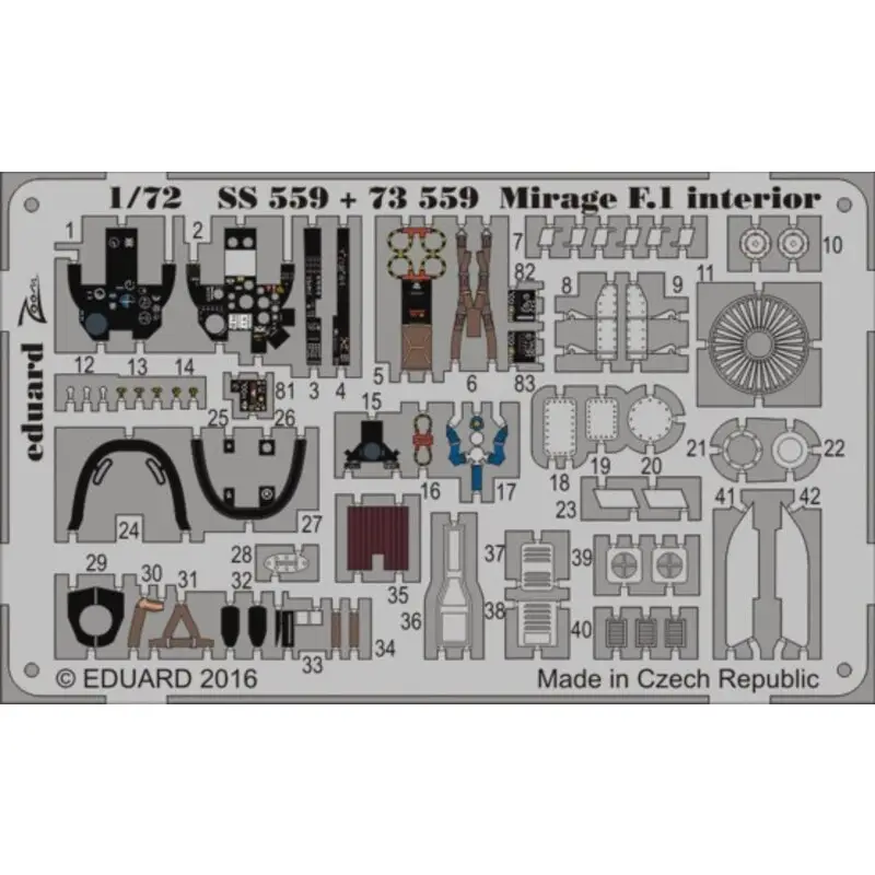 Dassault Mirage F.1CG (ontworpen om te worden gebruikt in combinatie met Special Hobby kits) Betaalbaar