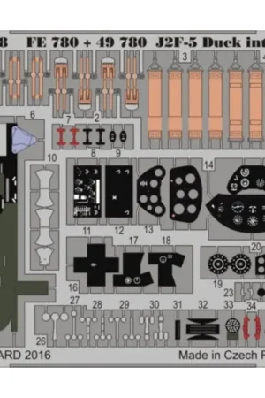 Fabrieksprijs Grumman J2F-5 Duck (ontworpen om te worden gebruikt in combinatie met Merit kits) Accessoire