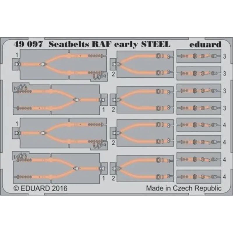 Veiligheidsgordels RAF vroege STEEL Accessoire Bestel Nu