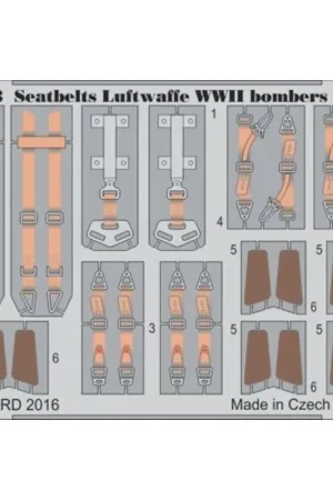Veilige Betaling Veiligheidsgordels Luftwaffe WWII bommenwerpers STEEL Accessoire