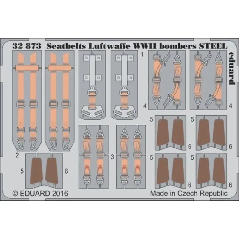 Veilige Betaling Veiligheidsgordels Luftwaffe WWII bommenwerpers STEEL Accessoire