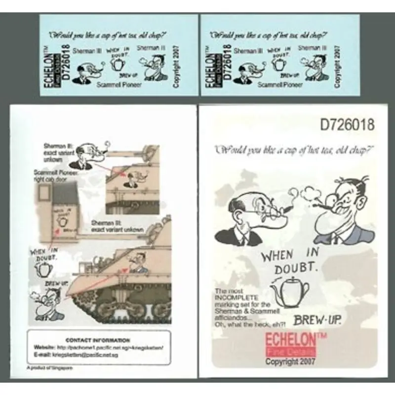 Direct Beschikbaar Wilt u een kop warme thee, kerel?250 beperkte prints. Decal