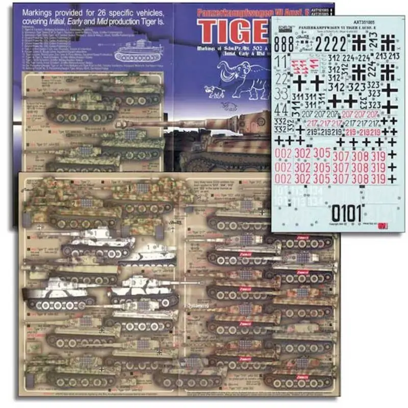 Merkproduct Schwere PzAbt 502 & Schw.Pz.Kp.Meyer Tiger Is Decal