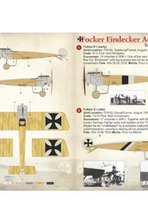 Sticker Focker Eindecker Aces Decal Beperkt Aanbod