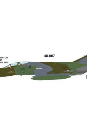 Bestseller Sticker McDonnell F-4G Phantom 52 TFW SPANGDAHLM AB 1985 Decal