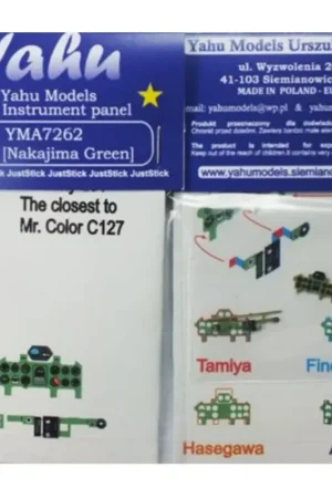 Nakajima A6M2 Zero Photoetched instrument panels. Coloured. Ready to fit in a model (JustStick) (designed to be used with Airfix Meest Verkocht