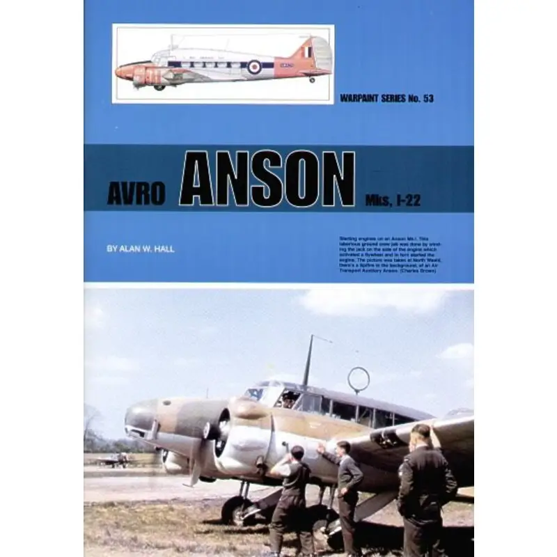 Boek Avro Anson Mk.I-22 (Hall Park Books Limited) Flitsaanbieding