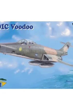 Premium McDonnell RF-101C Voodoo with 2 decal options:1. 56-0228AH, 45thTRS, The Polka Dots, 460thTRW, USAF2. 56-0176AH Gerry's Clown, 4