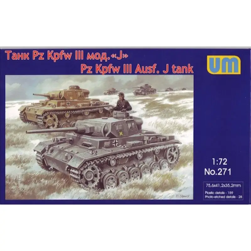 Bestel Nu Pz.Kpfw.III Ausf.J Schaalmodel