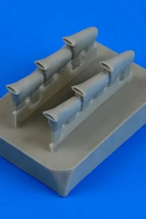 Boulton-Paul Defiant Mk.I exhaust - fishtail (designed to be used with Airfix kits) Finale Uitverkoop