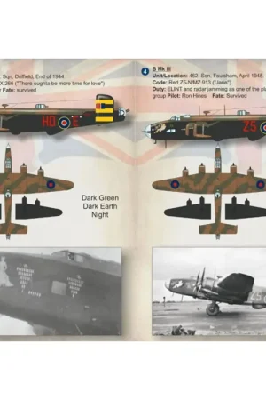 Express Levering Sticker Handley-Page Halifax Part 3 Decal