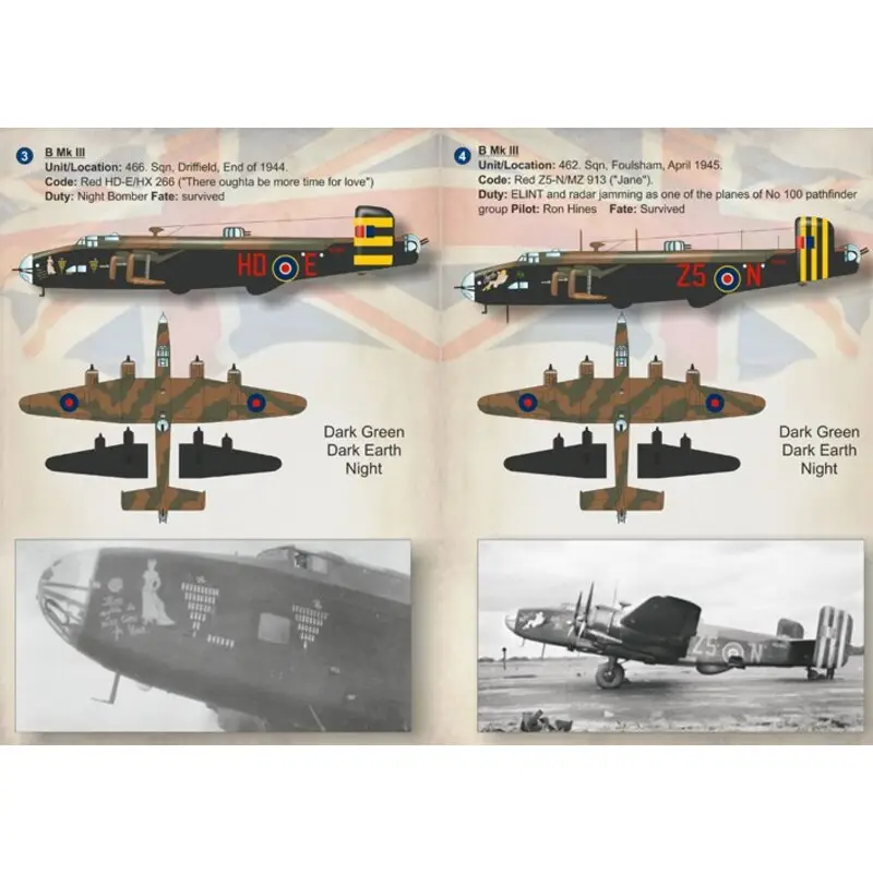Express Levering Sticker Handley-Page Halifax Part 3 Decal