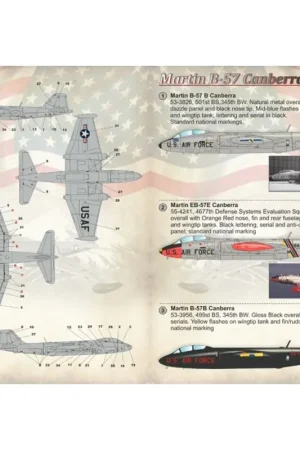 Sticker Martin B-57 Canberra Part-2 Decal Nu Kopen