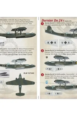 Sticker Dornier Do 24T Decal Voordeelprijs