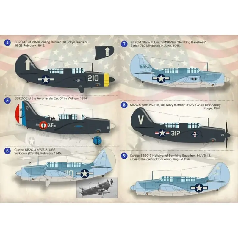 Gecertificeerd Sticker Curtiss SB2C Helldiver / 72-139 /1. A-25A-10-CS part: 13th FS USAAF number: 41-18826 1944-1945 years. The aircraft cabin