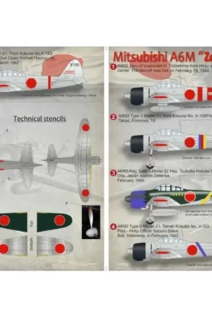 Sticker Mitsubishi A6M Zero Decal Must-Have