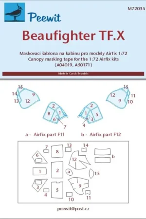Tijdelijk Beschikbaar Bristol Beaufighter TF.X (designed to be used with Airfix kits) Accessoire