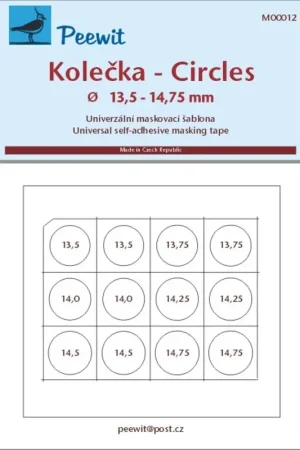 Circles 13,5 - 14,75 mm Accessoire Tijdelijk Beschikbaar