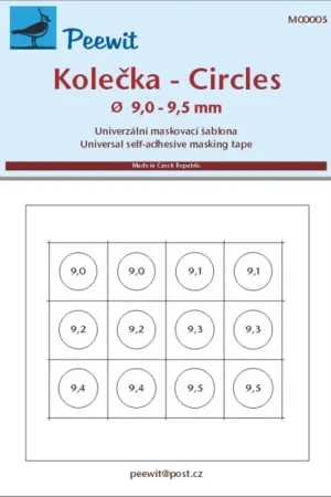 Direct Beschikbaar Circles 9,0 - 9,5 mm Accessoire