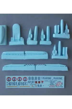 Update set Super Etendard L'étendard de la liberté (designed to be used with Heller and Kinetic kits) Decal included Uitverkoop