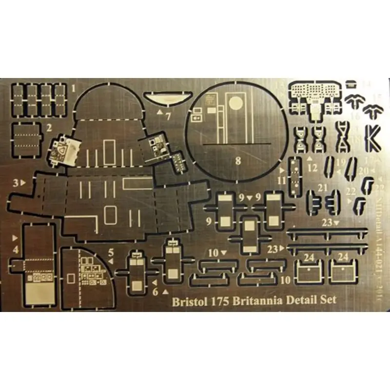 Bristol 175 Britannia Series 300 detail set (designed to be used with Roden ROD312 kits) Koopje