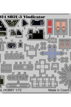 Vought SB2U-3 Vindicator (designed to be used with Special Hobby kits SH72264) Accessoire Fabrieksprijs