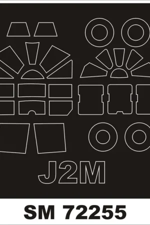 Mitsubishi J2M2 Raiden (designed to be used with Sword kits) (outside only canopy masks) Rechtstreeks Van De Fabrikant