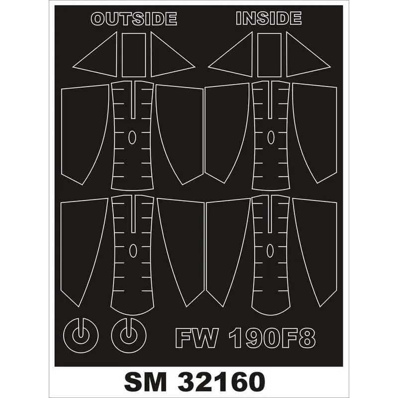 Laatste Kans Focke-Wulf Fw 190F-8 (designed to be used with Revell kits) (outside and inside canopy masks)