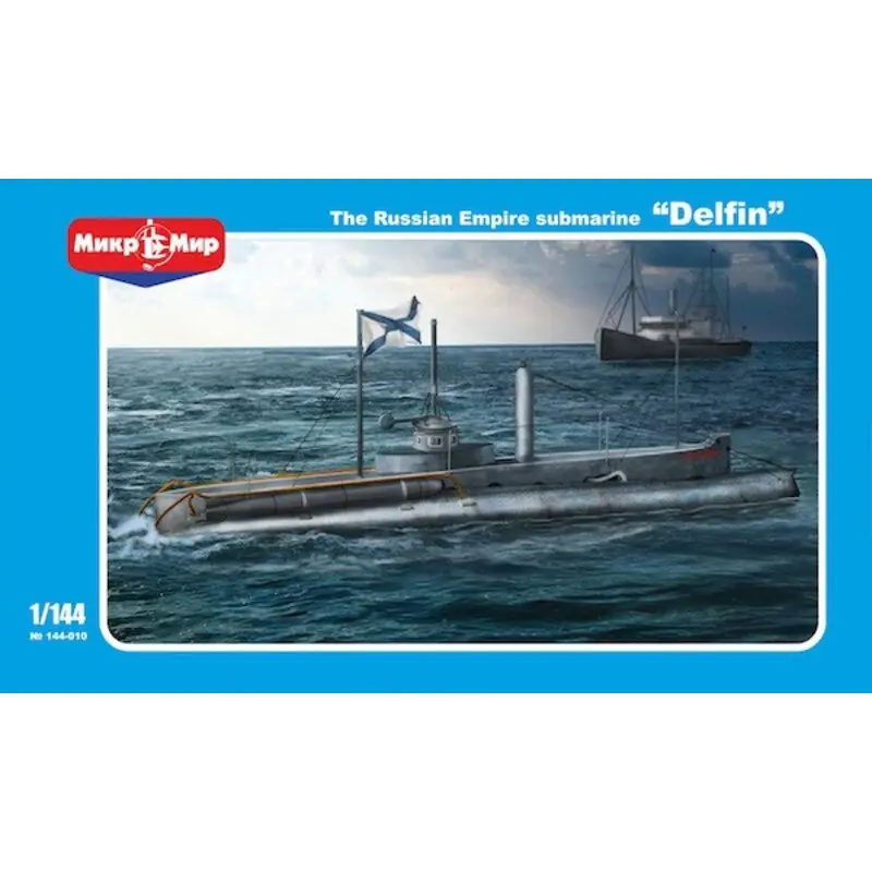 Beperkte Voorraad Delfin' Russian Empire Submarine Schaalmodel