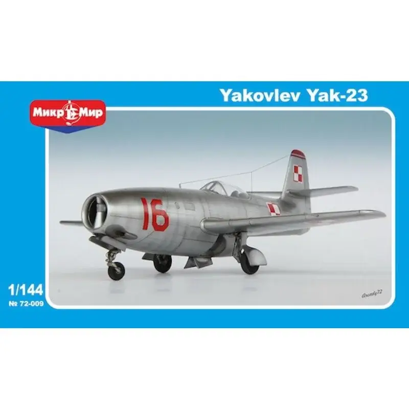 Lage Kosten Yakovlev Yak-23 Soviet fighter The kit consists of two models a single seat version and a double seater.
