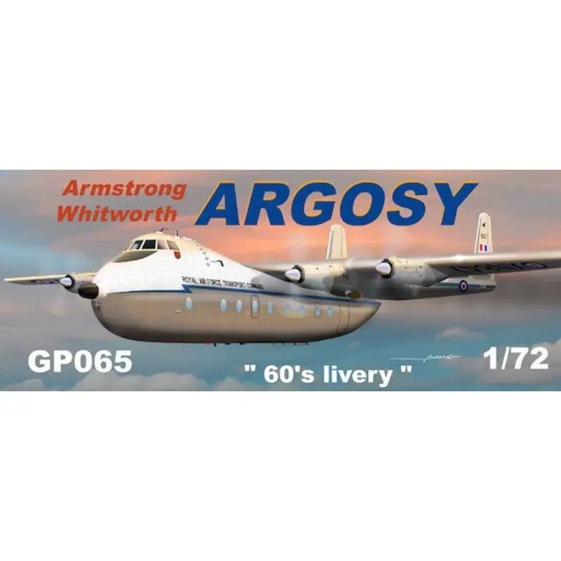 Armstrong-Whitworth Argosy Decals for Royal Air Force Transport Command Schaalmodel Finale Uitverkoop