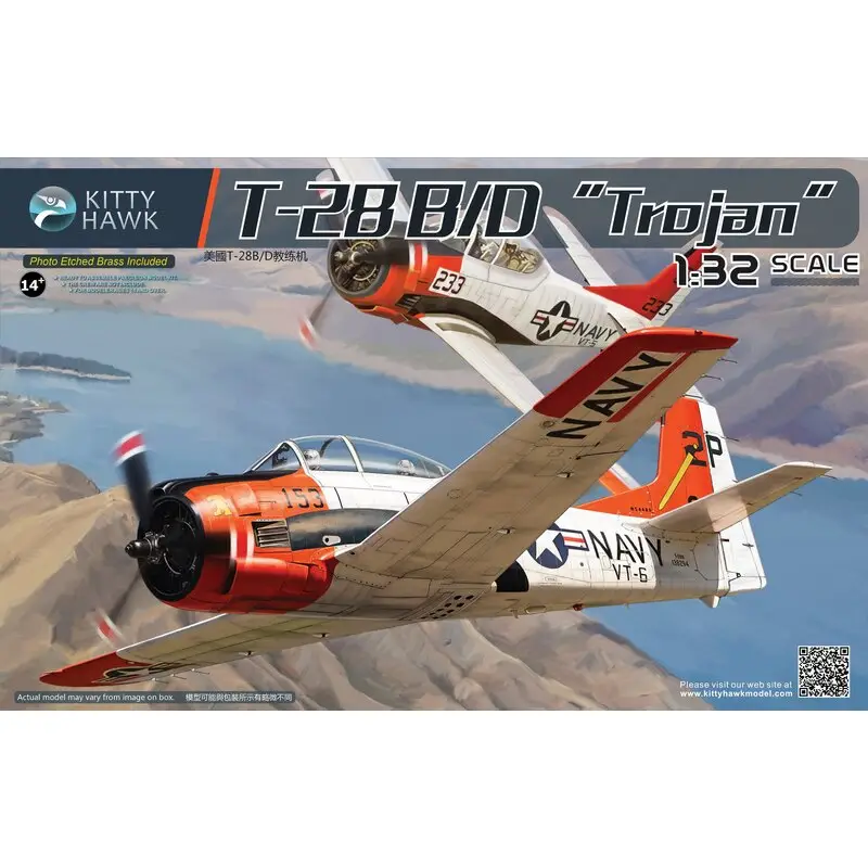 Uitverkoop North-American T-28B Trojan Schaalmodel