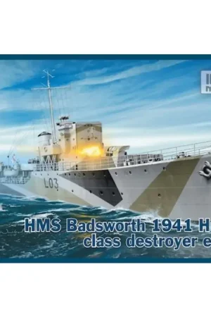 HMS Badsworth 1941 Hunt II class destroyer escort Schaalmodel Direct Beschikbaar