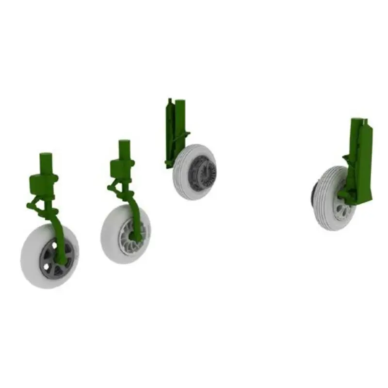 North-American F-86F Sabre wheels (designed to be used with Hasegawa kits) Accessoire Exclusieve Aanbieding