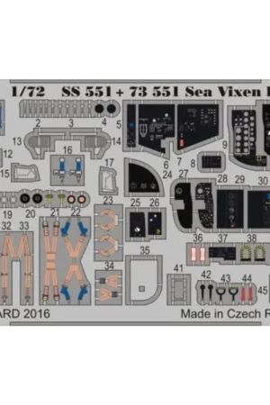 de Havilland Sea Vixen FAW.2 (designed to be used with Cyber-Hobby kits) Accessoire Express Levering