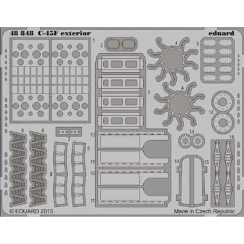 Beech C-45F/UC-45F exterior (designed to be used with ICM kits) Accessoire Hoge Kwaliteit