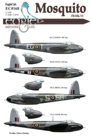 Sticker de Havilland Mosquito FB Mk.VI Decal Speciale Aanbieding