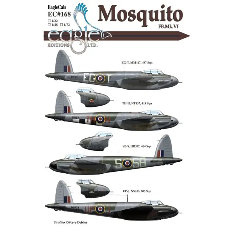Sticker de Havilland Mosquito FB Mk.VI Decal Speciale Aanbieding