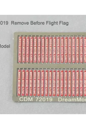 Seizoensaanbieding Remove before flight flag