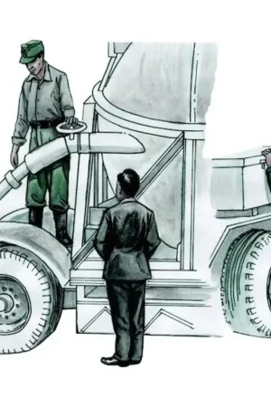 Direct Verzonden Werner von Braun with his inspection teamThis set brings three figures of an inspection team headed by Mr. Werner von Braun. Von