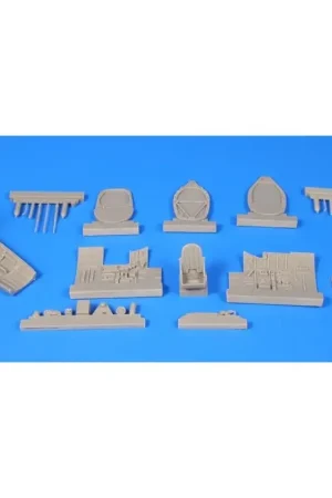Supermarine Spitfire Mk.I Interior set (designed to be used with Airfix kits) This set offers a whole new cockpit for a model of Shop Nu